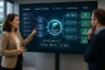 Fachbereich und IT diskutieren eine Microsoft-Fabric-Architektur.
