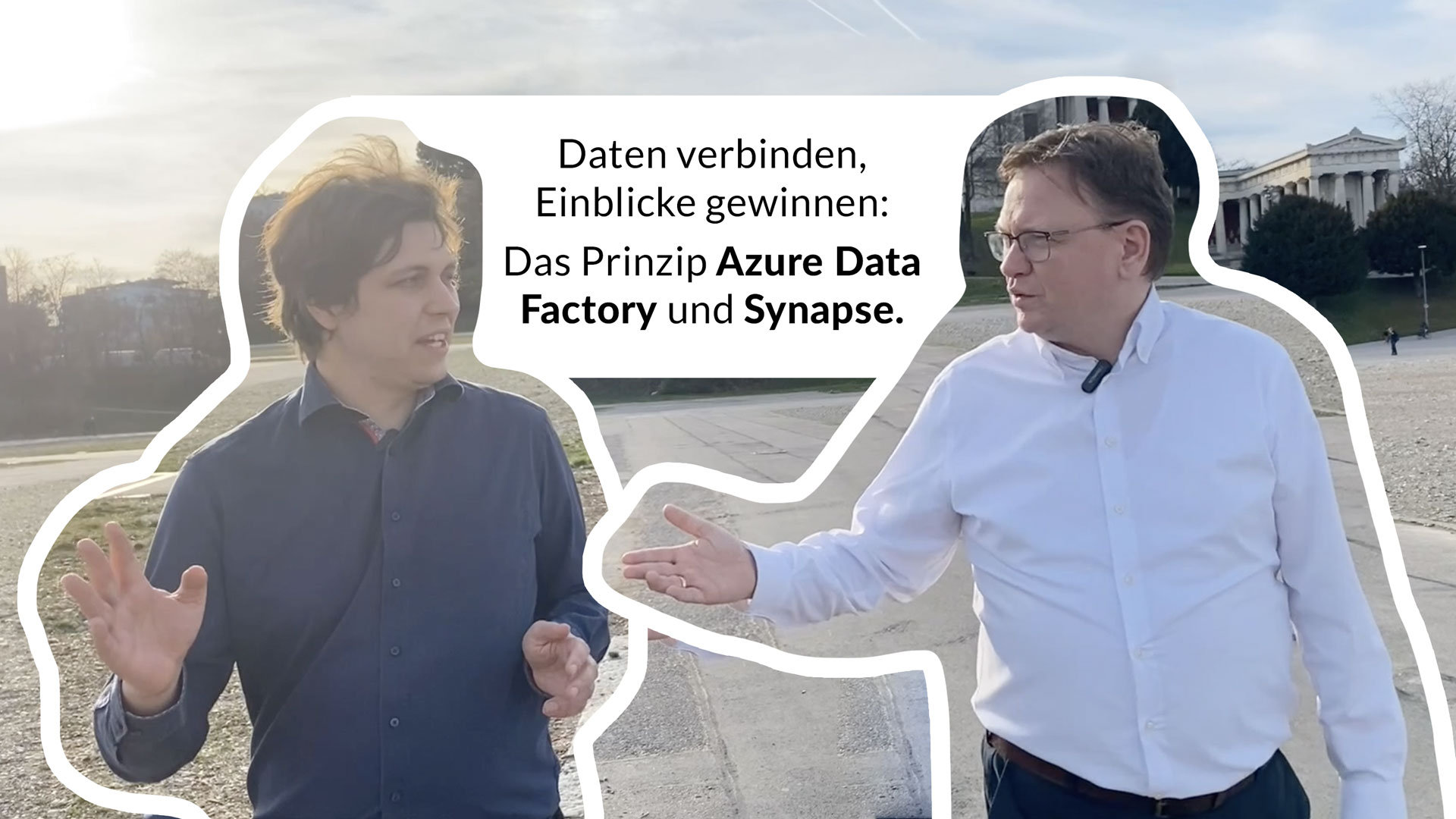 Klappe auf für eine neue Runde “Walk & Talk” mit Alexander Weitzel! Diesmal im Visier: Azure Data Factory & Azure Synapse und unser Datenexperte Tobias Plath.
